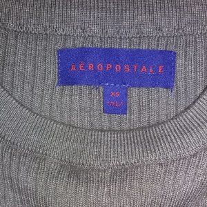 NWOT Aeropostale Rib-Knit Frill Trim Bell-Sleeves Sweater